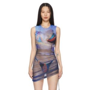 Louisa Ballou dress worn once. Size L but fits like a small mesh fitting dress.